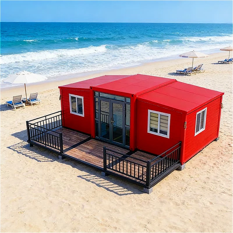 Luxury 20ft 40ft Prefab Modular Shipping Container Retail Store Building Prefabricated House Home Container  Customized Hot Sale