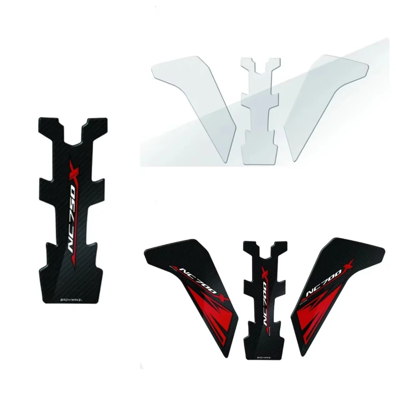 Motorcycle body fairing sticker Tank Pads Gas Knee Grip Traction Sticker  For  NC700X NC750X NC 750 X 2018 2019 2020 2021