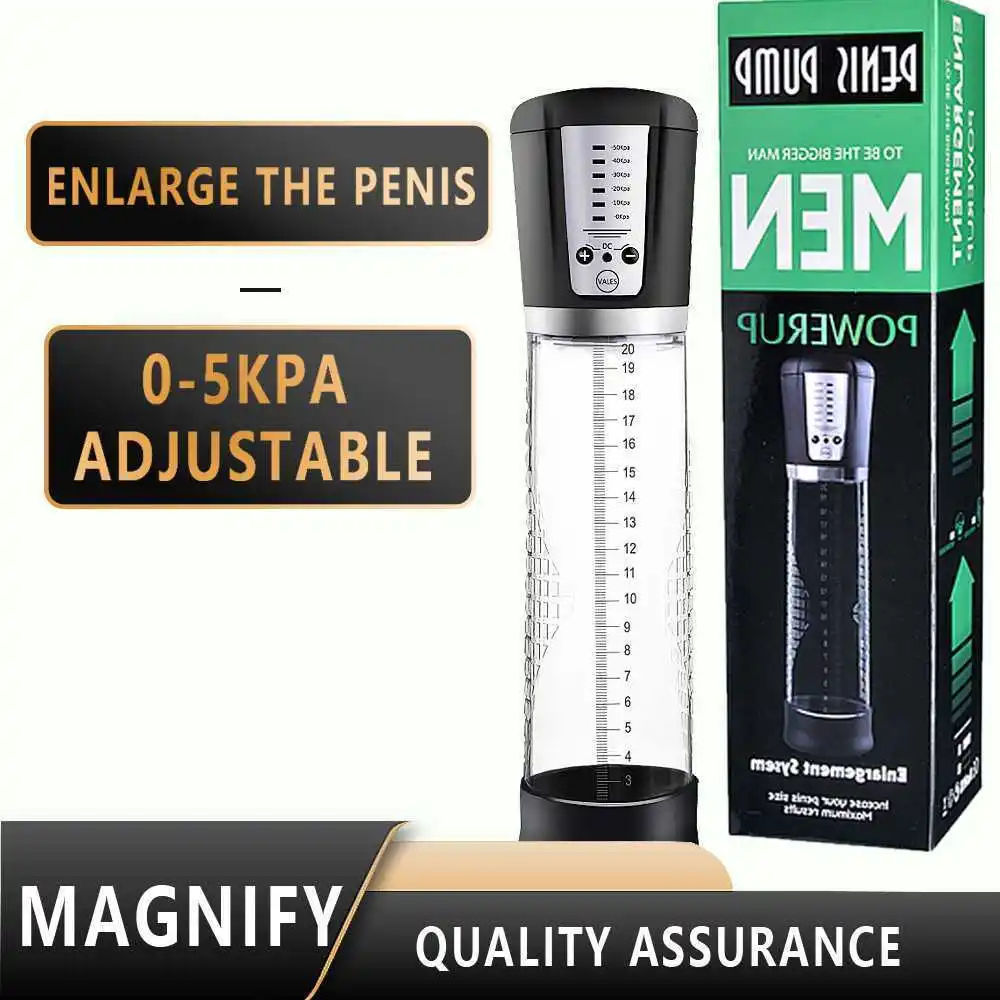 Vacuum Penis Pump For Male ED Enhancement Erectile Enlargement Penis Enlarger BG