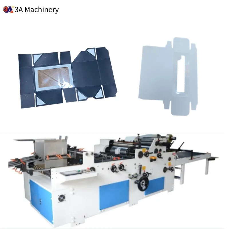 650H Fully Automatic Electric High-speed Color Box Window Laminating Machine with Case Packaging Wood Material High Productivity