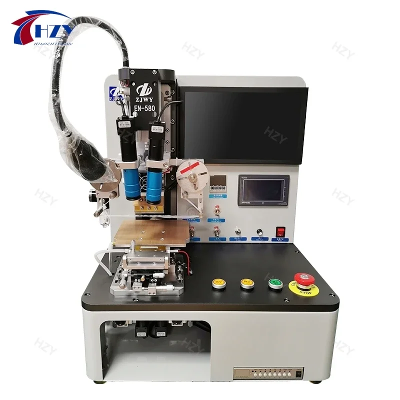 ZJWY EN-580 Constant Heating Mobile Phone TAB COG COF COP ACF LCD Repair Green Flex Cable Bonding Machine 2 4 Cameras