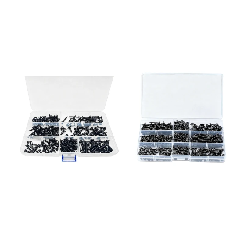 Board Fixing Screw Set with Pan Head Tapping Screws and Case Box 3XUF