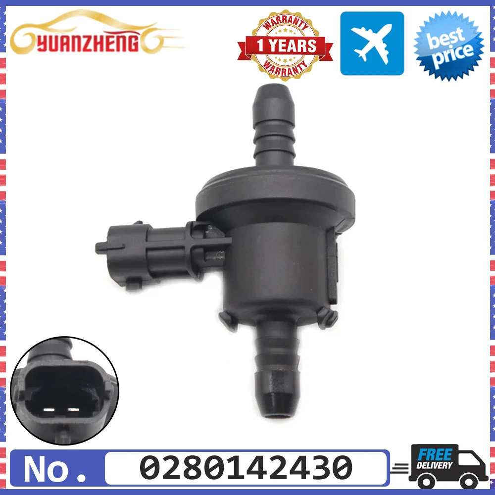 Car 0280142430 Canister Purge Solenoid Valve For Chevrolet Cruze Sonic Trax Opel Corsa Insignia Vectra Zafira Astra 55574240