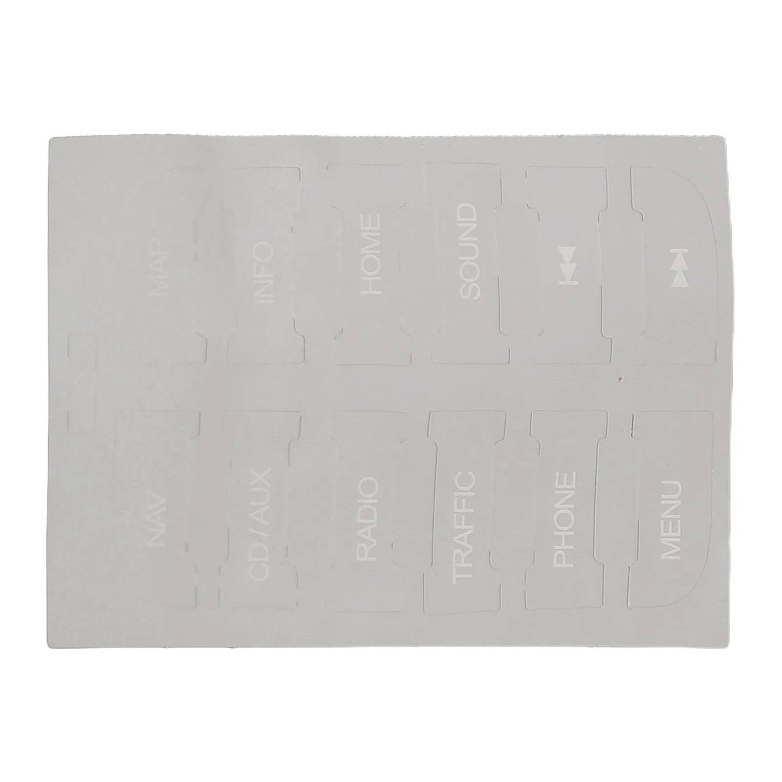 Car Interior Repair Repair Stickers Button Decals Car Easy Installation Firm Adhesion Reflected Light Sunlight Resistant