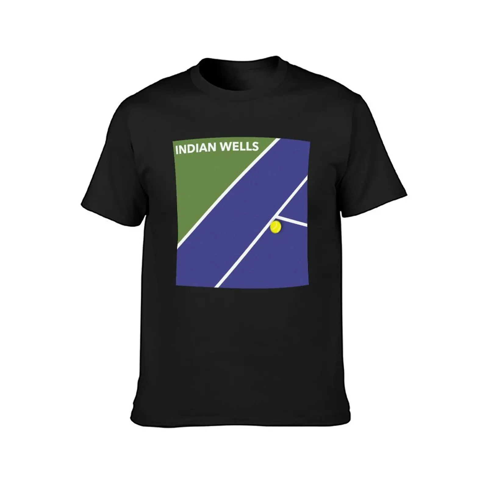 Tennis Indian Wells Masters Artwork T-Shirt shirts graphic tees sublime plain men t shirts