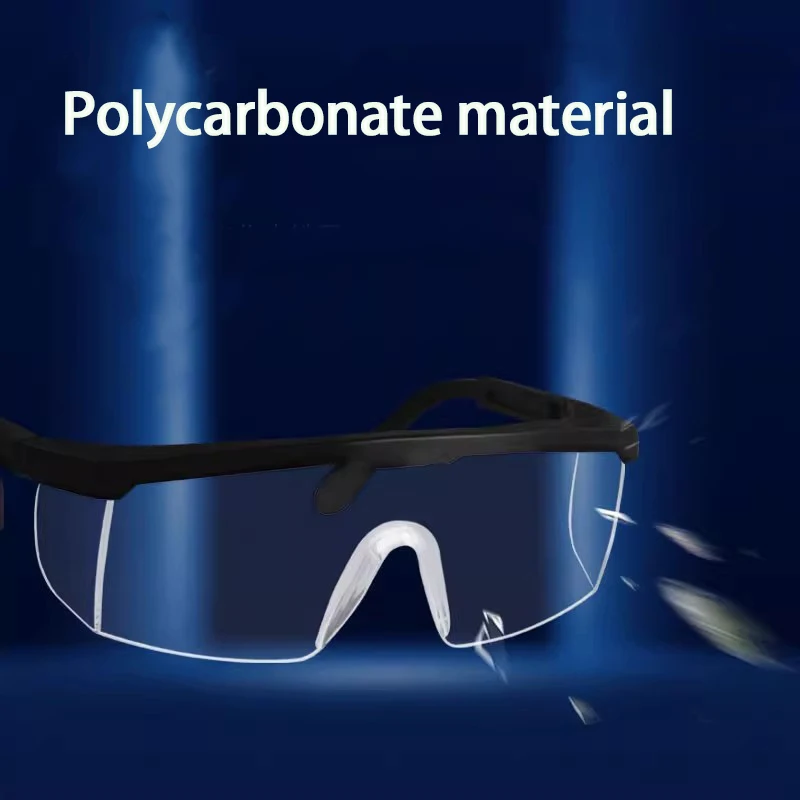 1pc/12pcs Splash Proof and Dustproof Adjustable Safety Goggles, Impact Proof and Splash Proof Welding Riding Decoration Glasses