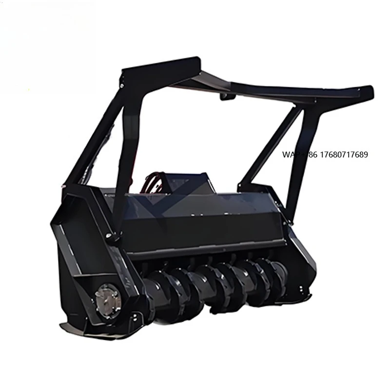 

Skid Steer Forestry Mulcher Attachment Wood Chipper Shredder Brush Cutter for Agricultural & Construction Use