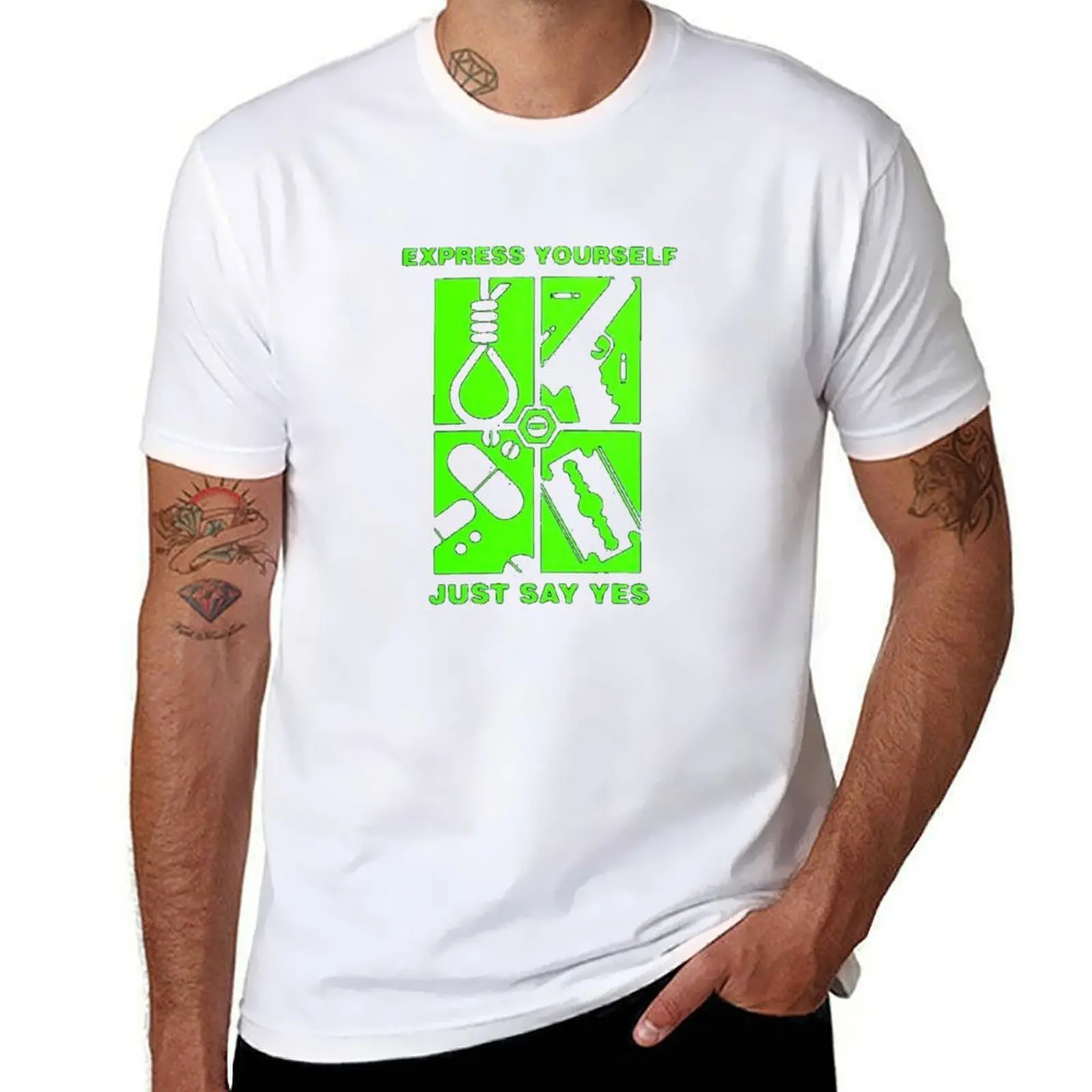 

Type O Negative Express Yourself Just Say Yes T-Shirt man t shirt summer anime t shirts oversize T-Shirt