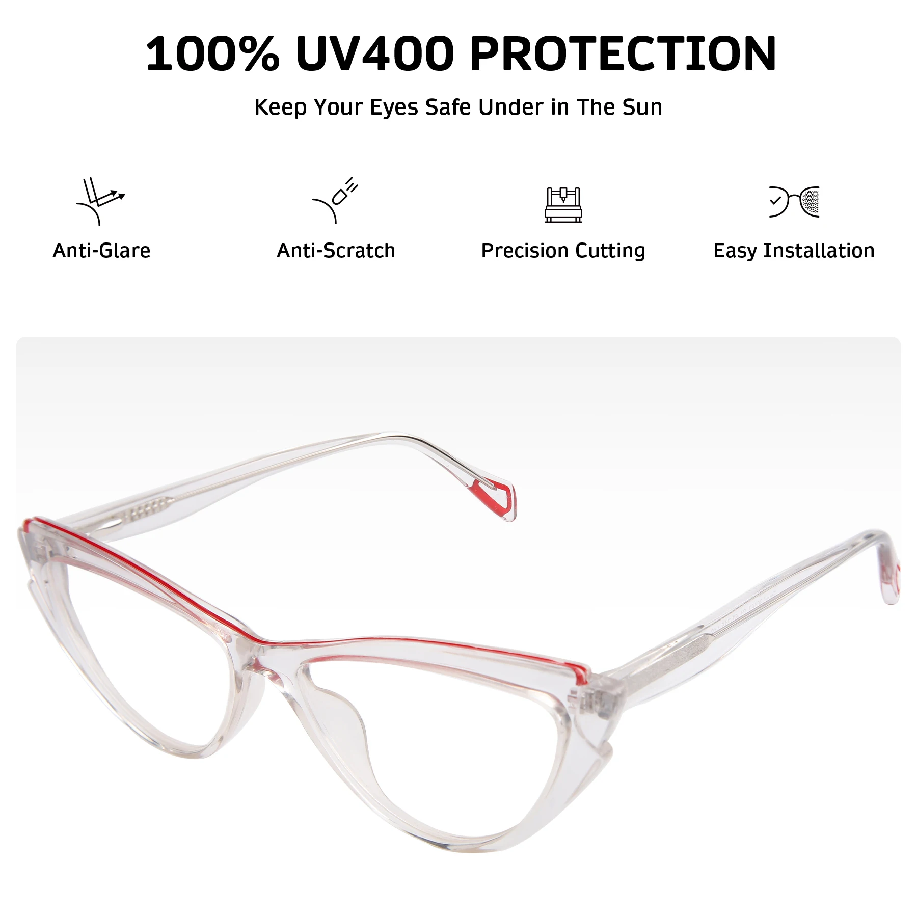 ONDEX Moda Occhiali da sole unisex Uomo Donna Occhiali da sole polarizzati Elegante protezione UV per ciclismo Guida Occhiali da pesca