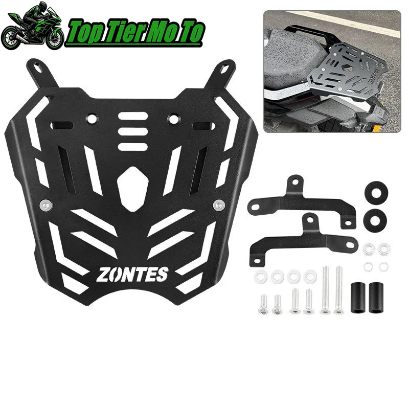 Подходит для ZONTES 368G 368 G 368-G: задняя полка, крепление для кофра, нижняя монтажная пластина, адаптер для багажника, аксессуары для кофра.