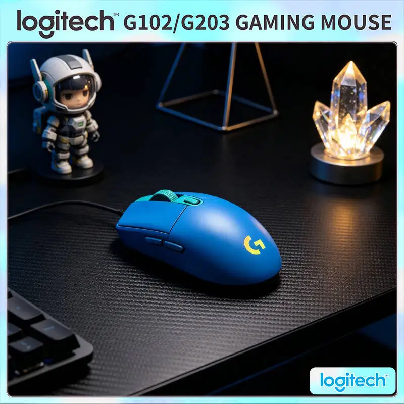 

Logitech G102 Wired Gaming Mouse, 20M Click Lifespan, 8000 DPI Precision, RGB Sync for Competitive Play