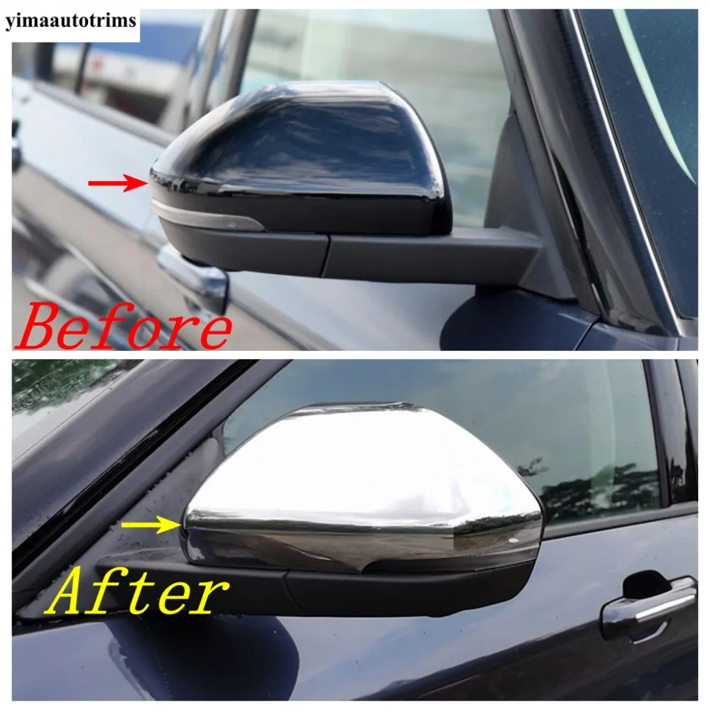 

Rearview Mirror Cap Strip Decoration Cover Trim For Ford Explorer 2020 - 2023 ABS Chrome / Carbon Fiber Accessories Exterior