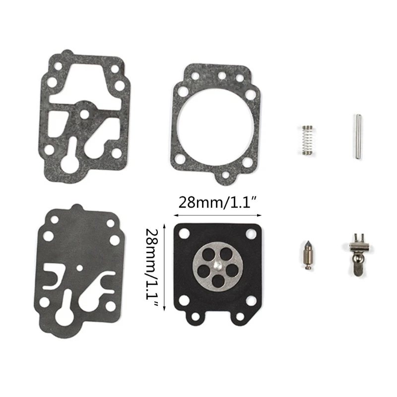 Carb Carburetor Rebuild Gasket Diaphragms for 26cc 33cc 43cc 49cc 52cc Dirt Bike G7ND