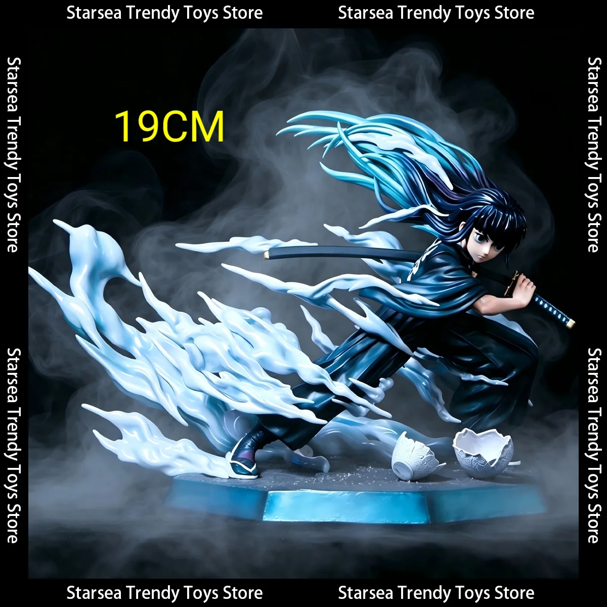 demon-slayer-nine-hashira-series-mist-pillar-anime-movable-pvc-figure-19cm-collectible-model-desktop-ornament-toy-gift
