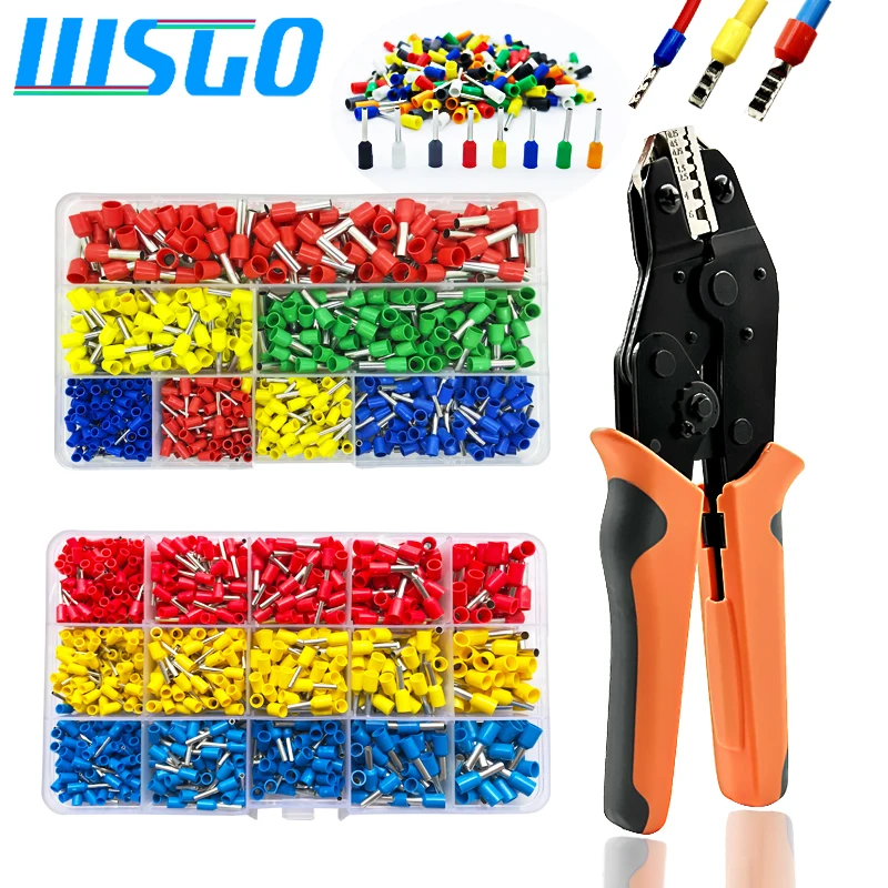 

SN-06WF 24-10AWG ring crimping pliers, tubular terminal wire crimping tool connector sleeve electrician repair