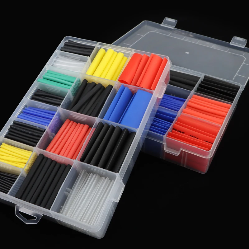 3:1/4:1 Heat Shrink Tube Kit Thermoresistant Shrinkage Tubing Wire Wrap Electrical Connection Cable Insulation Sleeved Protecter image 5