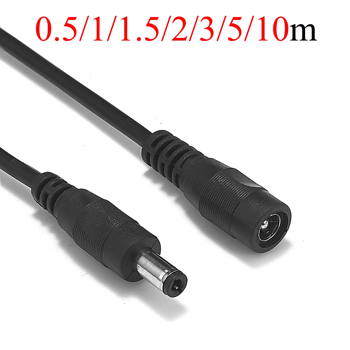 DC Power Extension Cable 5.5*2.1mm 0.5/1/1.5/2/2.5/3/5/10m DC Power Jack Connector For LED Strip Light CCTV Camera Power Adapter