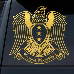 Vinyl Decal Coat of Arms of Syria Sticker Waterproof Accessories on Bumper Rear Window No Background #V1332