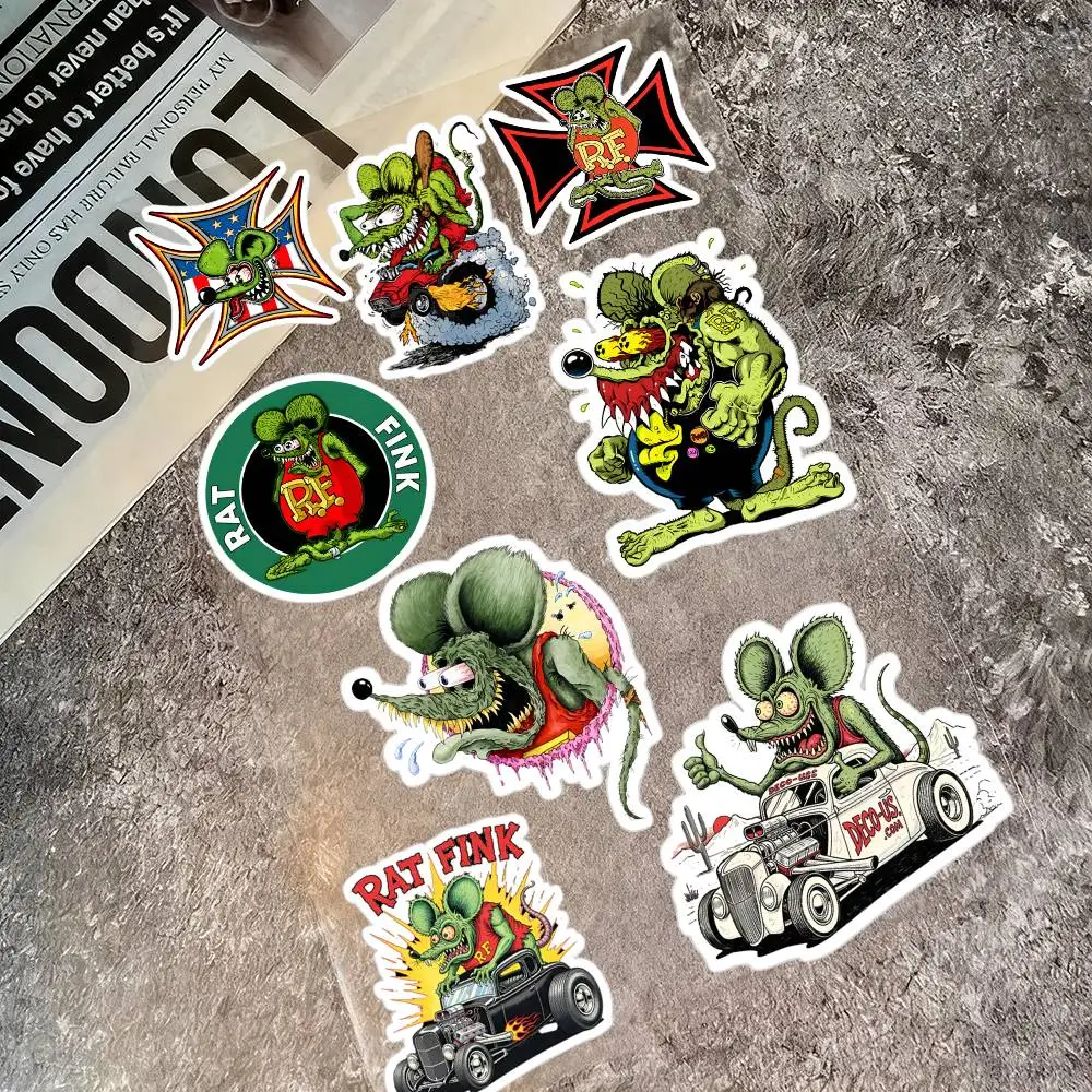 R-at F-ink Stickers Auto Body Bumper Windows Motorcycle Laptop Walls Vinyl Decal Car Tuning Accessories
