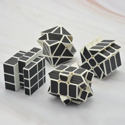 Cube Style Windmill  Cube Mirror Magic Speed Carbon Fiber Stickers Cubo Magico Puzzle Cube Christmas Gift Cagic Cube Educ Toy