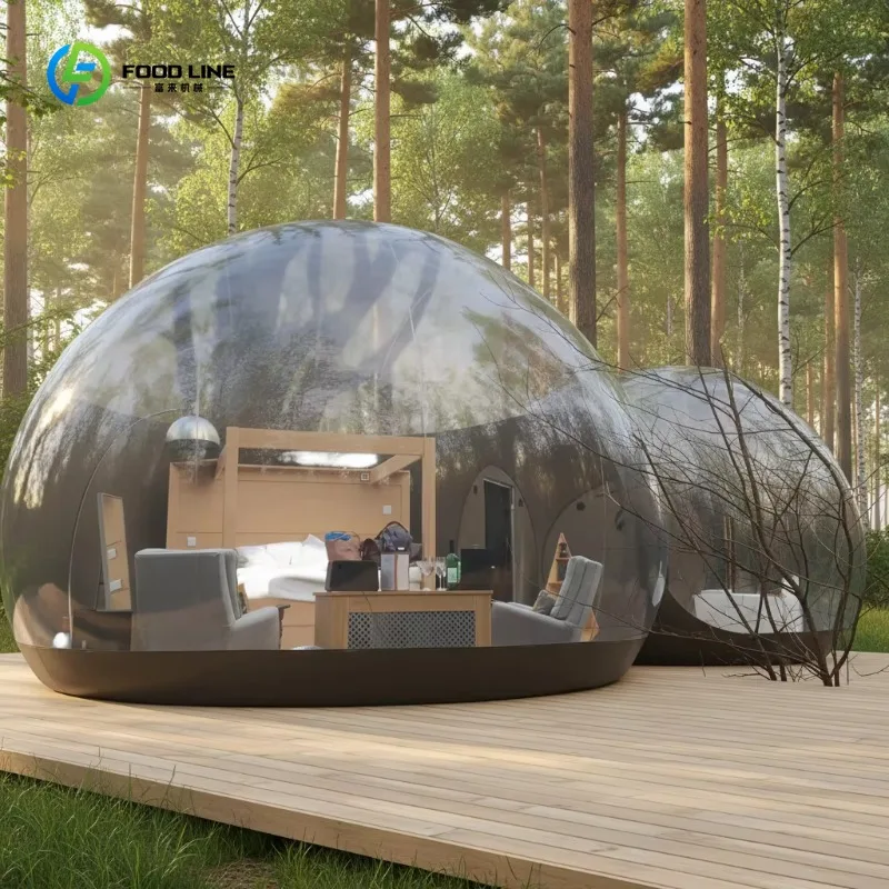 Winter Garden Free Standing Tempered Bubble Dome Sunroom for Outdoor Residential Commercial Use Custom