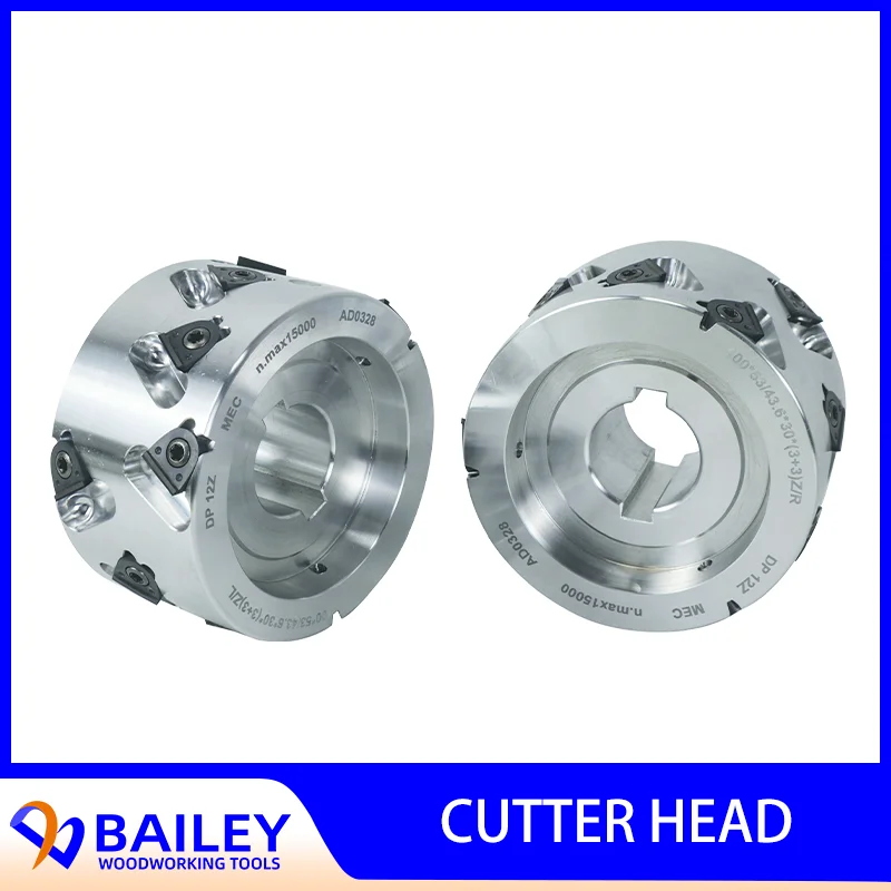 

BAILEY 1Pair Pre Milling Cutter Head 100x43.6x30mm Z3 WHISPERCUT 2-001-80-0220 2-001-80-1630 for Homag Machine Woodworking Tool