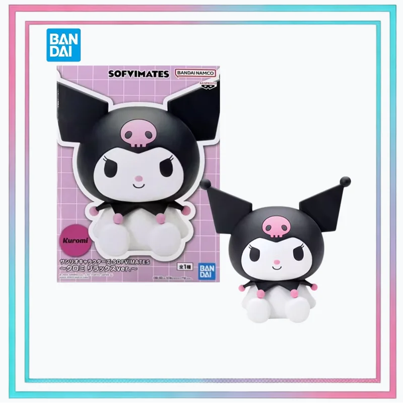 

Bandai Original Banpresto SOFVIMATES Sanrio Characters Kuromi Relax Ver. Action Figure Model Desk Decoration
