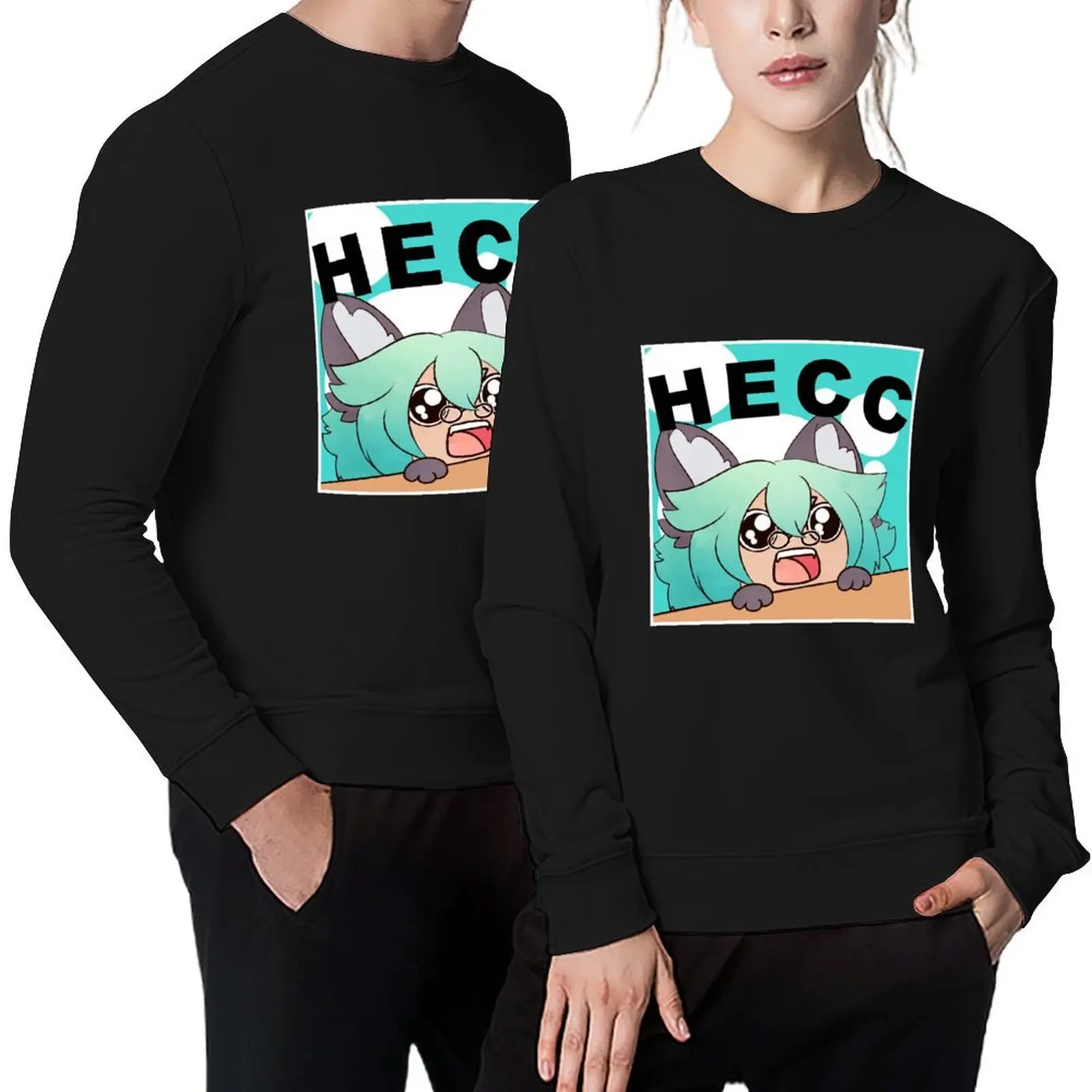 

HECC (Saito) Pullover tracksuit men's clothing japanese style men's sweat-shirt set graphic sweatshirts