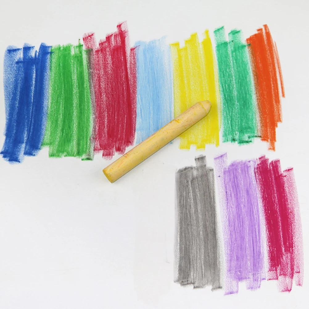 20pcs 1 Box Dustless Water-Soluble Chalk For Projects Erasable Solid Chalk Kindergarten Blackboard Drawing Student