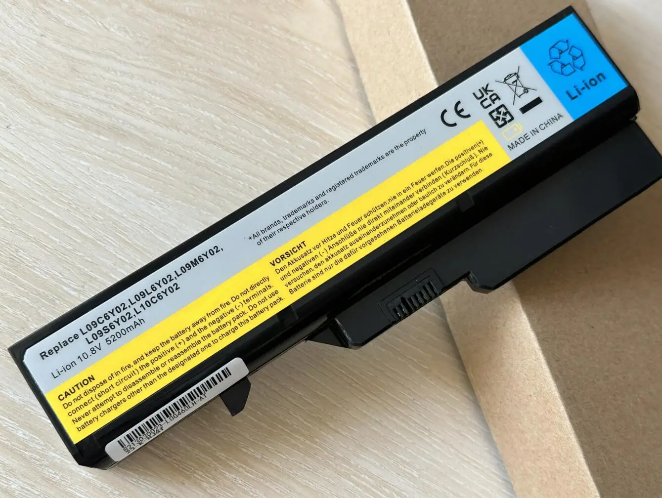 LO9S6Y02 battery  For Lenovo G460 G470 V470 L09C6Y02 L09L6Y02 L09M6Y02 L09N6Y02 L09S6Y02 LO9L6Y02 LO9S6Y02 B570E