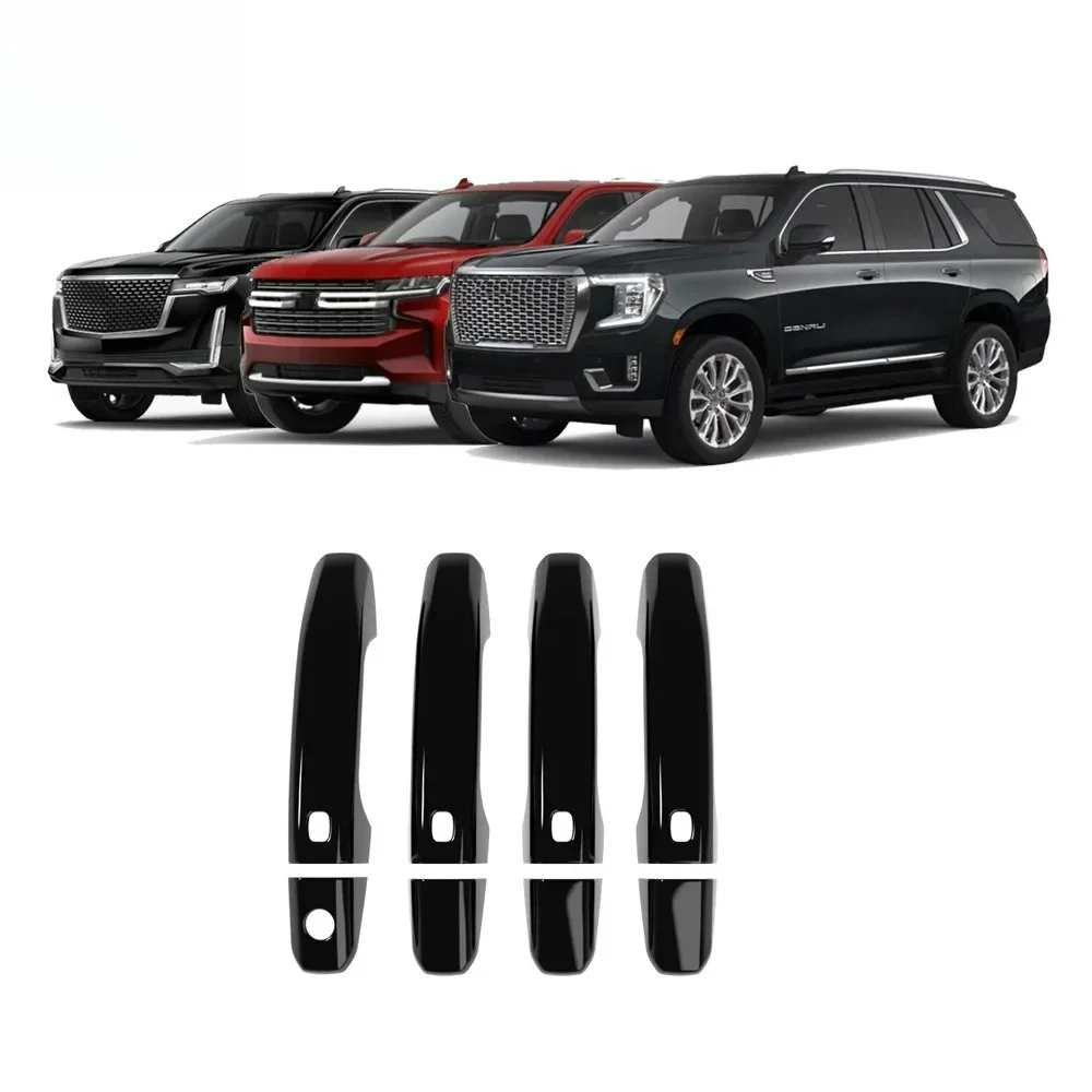 Accessories For 2024-2025 Chevrolet Tahoe/Suburban GMC Yukon/Cadillac Escalade Chrome Door Handle Cover Sticker Body Mouldings