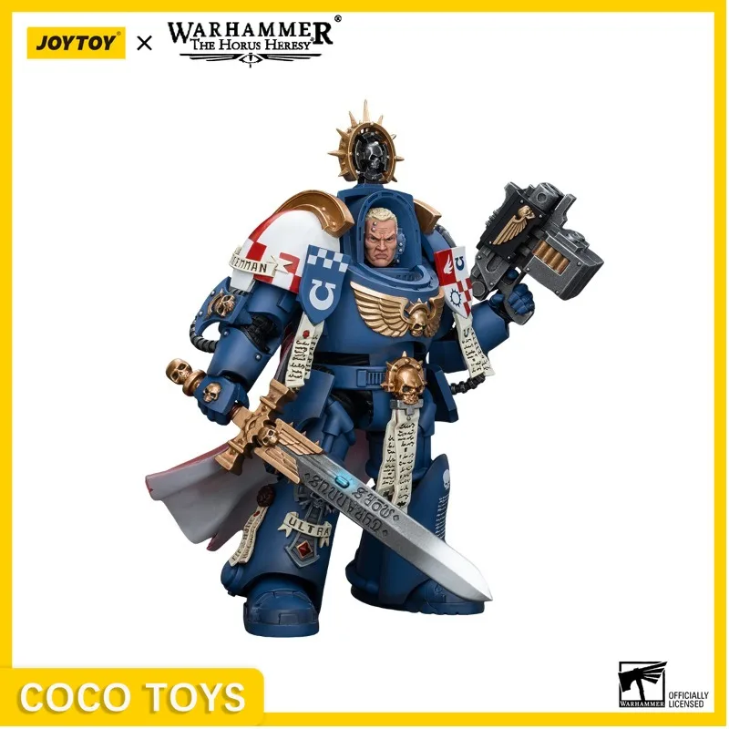 

JOYTOY Action Figures 1/18 Warhammer 40K Ultramarines Terminator Captain Severus Agemman Anime Figures Collection Model Toy Gift
