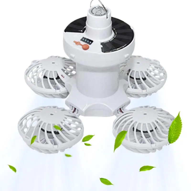 

Light Ceiling Fan Ceiling Fan With Light Football Shape Folding Lamp Camping With Hook For Home Patio Garage RV Backyard Barn