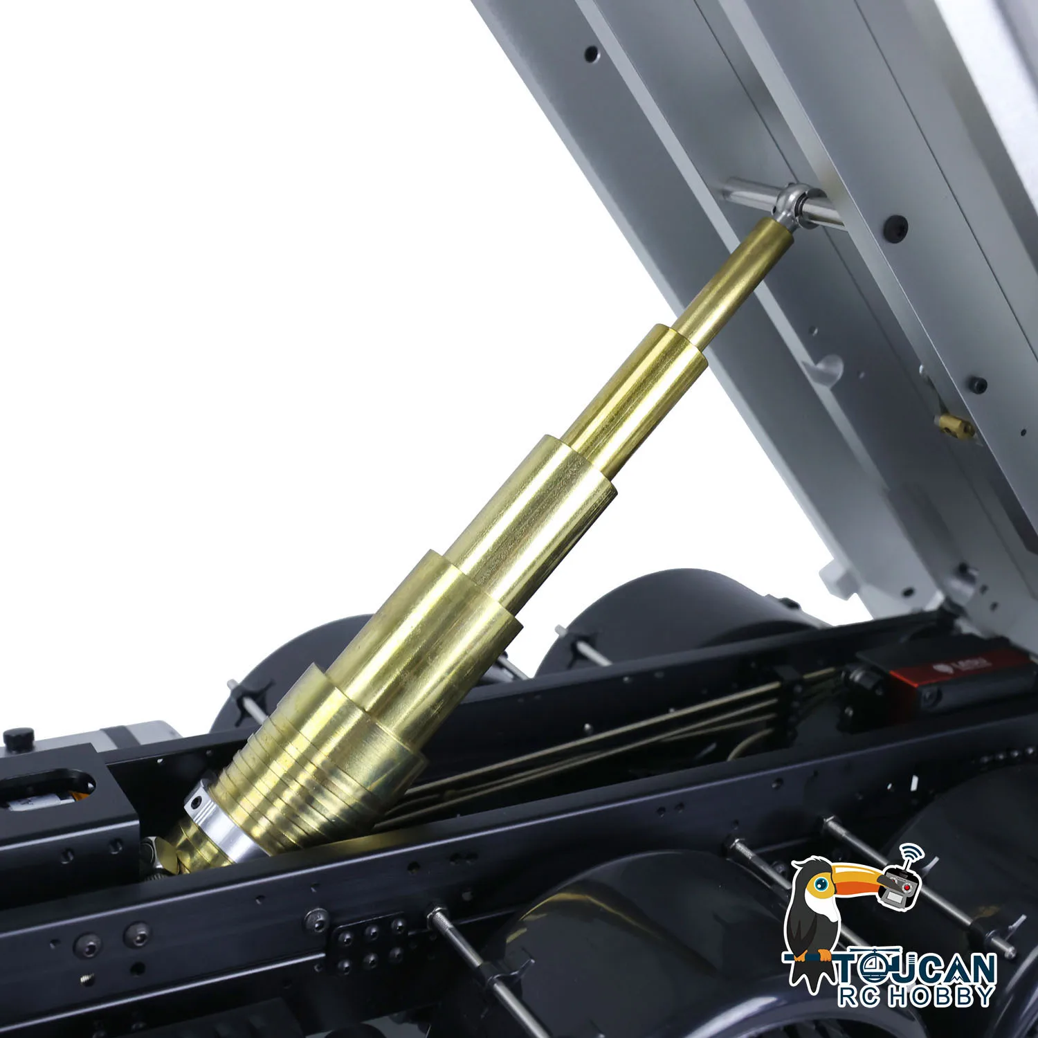 8X8 LESU 1/14 RC Autocarro con cassone ribaltabile idraulico RTR Dumper telecomandato Auto Suono leggero assemblato Giocattoli dipinti per modello adulto THZH1488