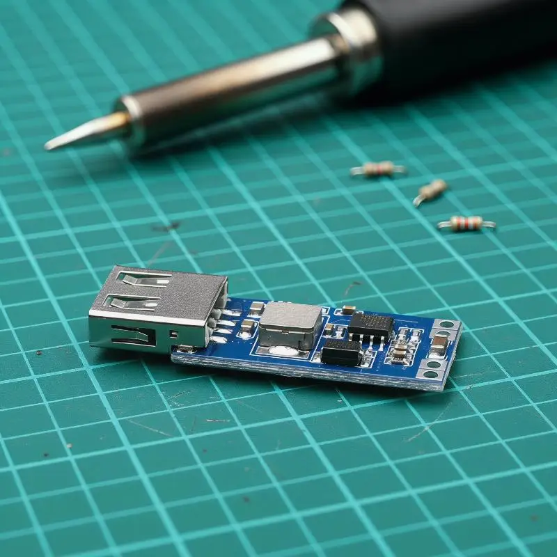 1Pcs 9V 12V 24V To 5V 3A USB Step-down Voltage Regulator Module DC-DC Converter Phone Charger Car Power Supply Module 9V 12V