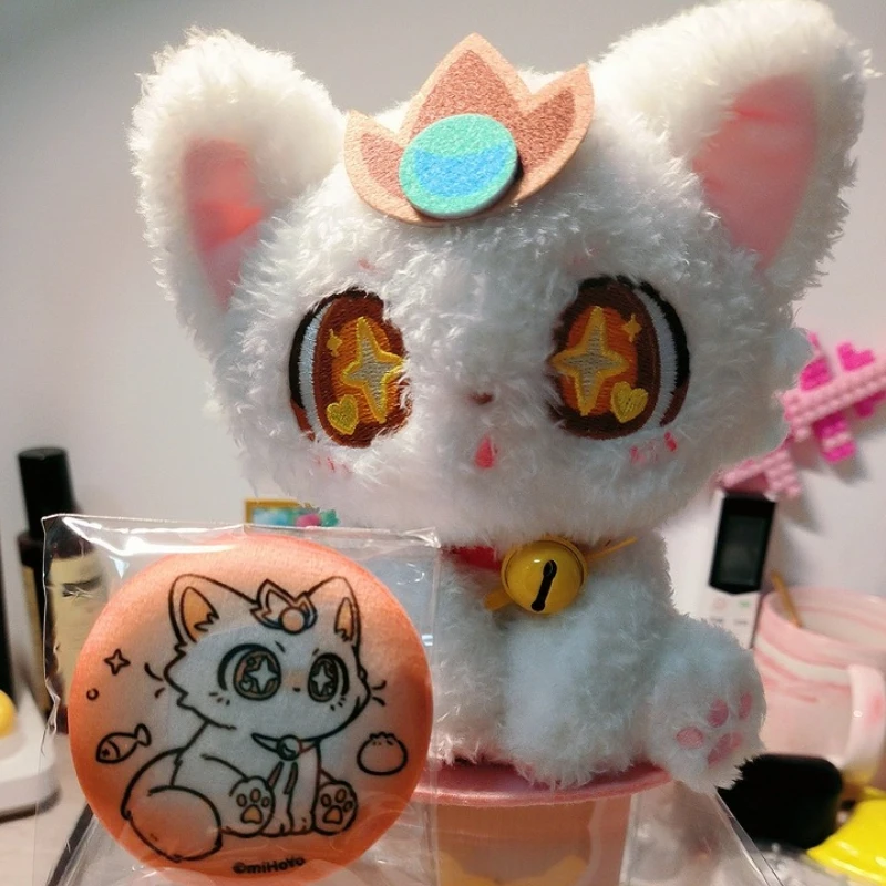 

15cm Anime Game Honkai: Star Rail Lihua Cat Kawaii Cosplay Soft Cotton Doll Cartoon Animal Mini Toy Figures Fans Collection Gift