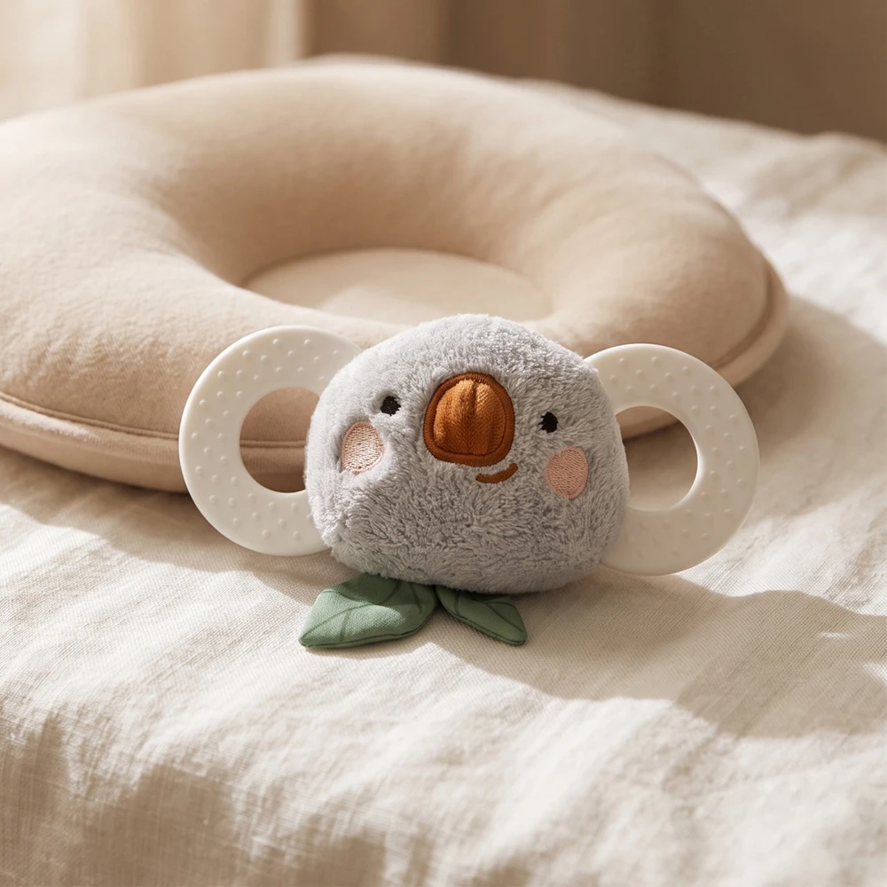 Crib Mobile Musical - Koala Plush Baby Rattle Toy Cartoon