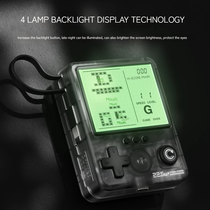 Konsol Game Piksel Klasik Mini Power Bank Pemain Game Genggam Layar Hd Mesin Game Retro Portabel Mendukung Game Retro Pixel