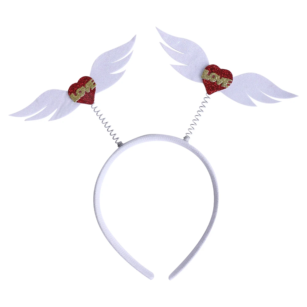 Diadema a la moda para niños, alas de amor de primavera, tocado en polvo de cebolla, bonito accesorio para fiesta y Festival, decoraciones para el cabello