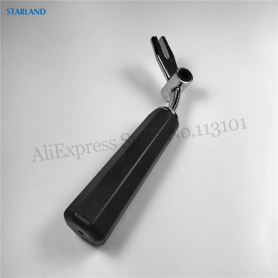 1 Piece Hand Shank Black Color Handle Hexagon Shaped Shank Accessory New Part For Soft Ice Cream Machines Fitting