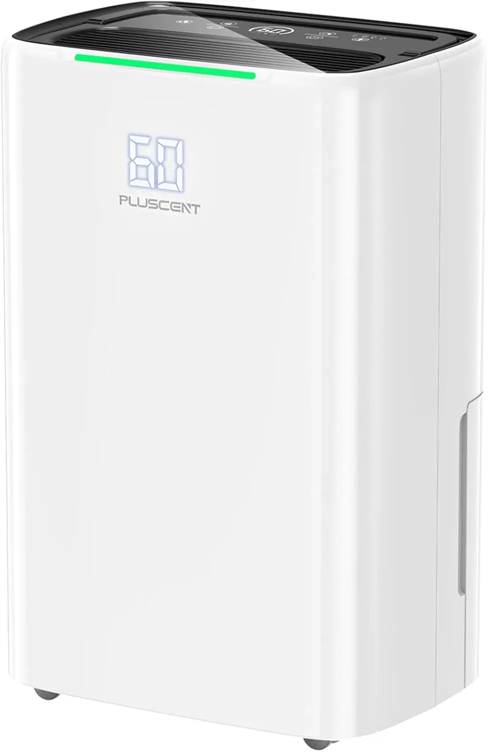 Energy Star Dehumidifier for Basement, PLUSCENT 52 Pints Quiet Dehumidifiers with Drain Hose for Home Large Room Bedroom, Smart