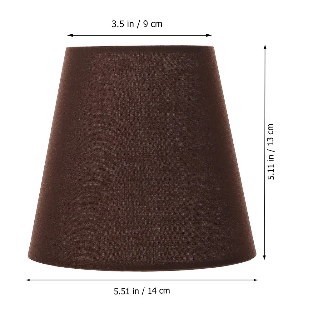 2Pcs Lamp Shade Replacement Cloth Lampshade Modern Rustic Table Floor Light Cover Clip-on Household Light Shade Accessory
