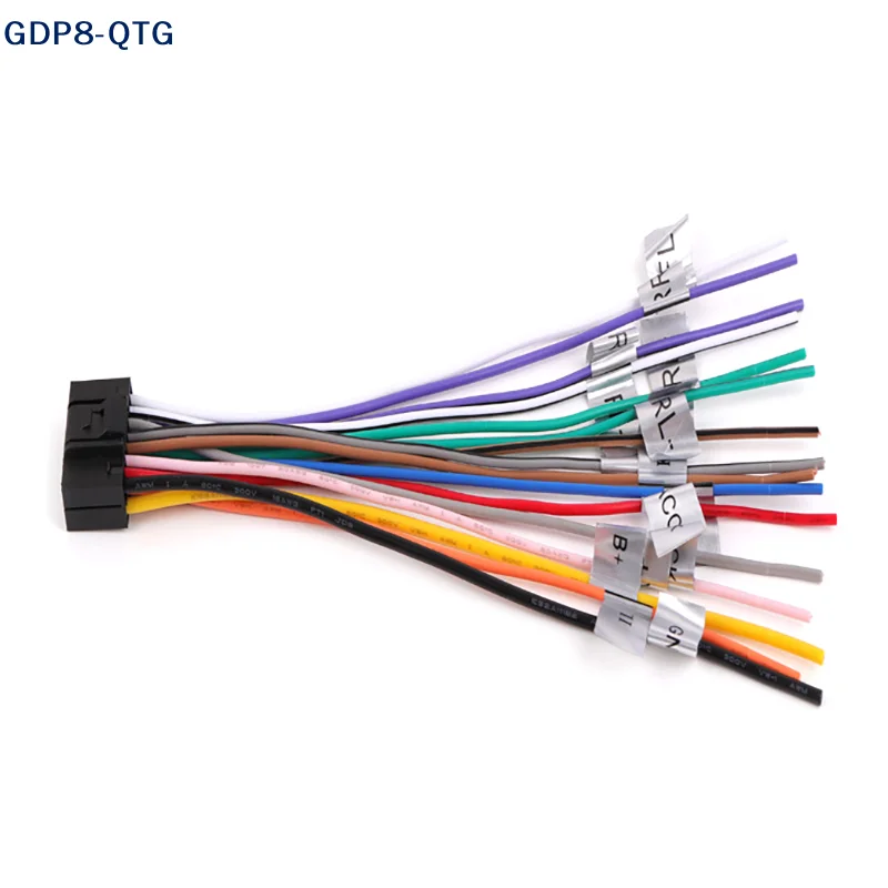 NEW Universal Power Horn Wire Plug 16 Pins Car Audio Wiring Harness Adapter Plug Auto Stereo Connector For Radio CD DVD