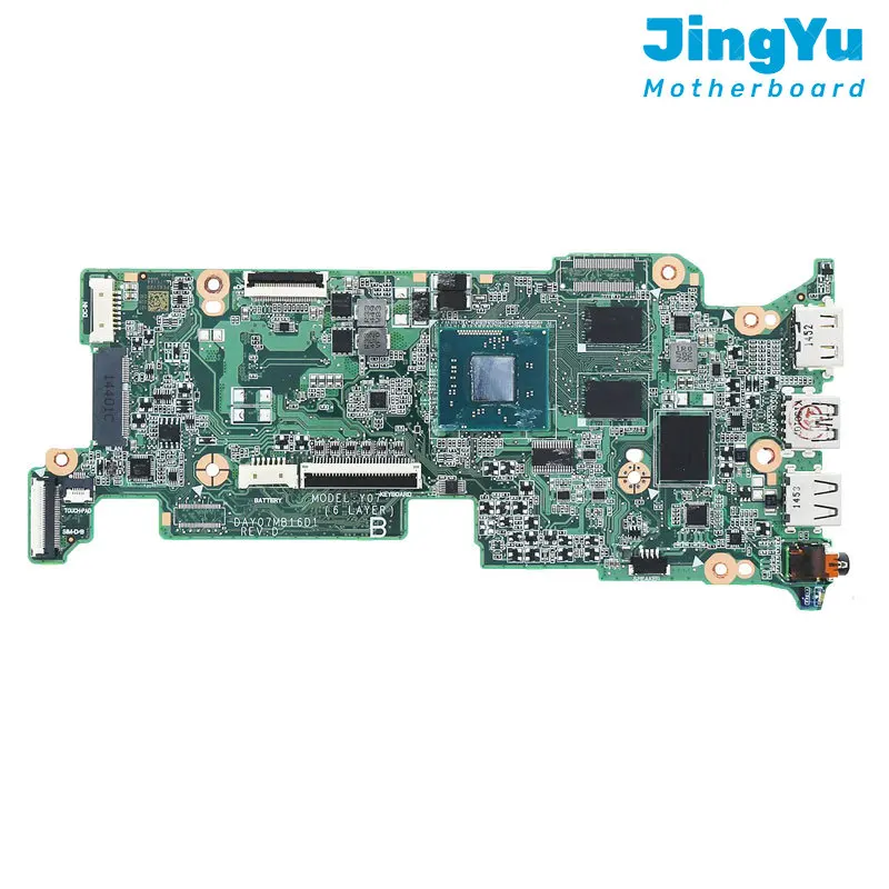 

For HP Chromebook 11 G3 NoteBook PC Laptop Motherboard DAY07MB16D1 Mainboard N2840 CPU 2GB RAM System Memory