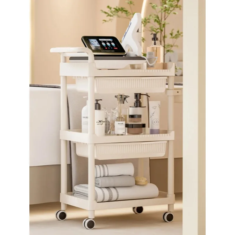 

Serving Beauty Rolling Salon Trolley Tool Cart Cosmetic Salon Trolley Tattoo Lash Carrello Attrezzi Beauty Furniture HDTC