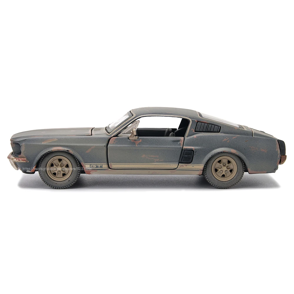 Maisto 1:24 1967 Ford Mustang GT Make old Modified version Highly-detailed die-cast precision model car Model collection gift