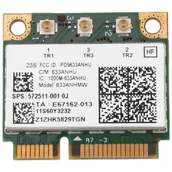 Tarjeta inalámbrica WiFi 6300AGN 633ANHMW, Mini tarjeta Pcie 802.11A/G/N 2,4G + 5,0 Ghz para Lenovo Thinkpad T410 T420 T430 X220 Y460