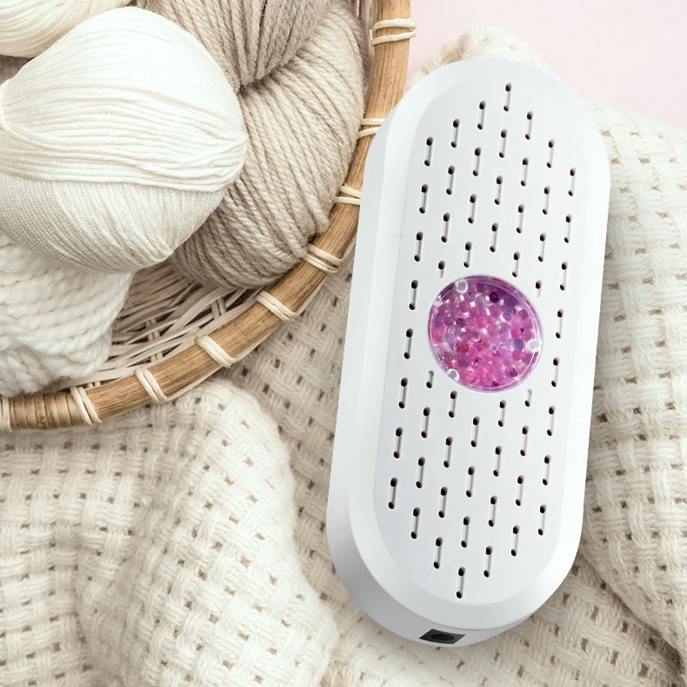 Mini Air Dehumidifier USB Portable Home Air Dryer Closet Shoe Cabinet Moisture Cycle Wardrobe Dryer Reusable Indoor Dehumidifier