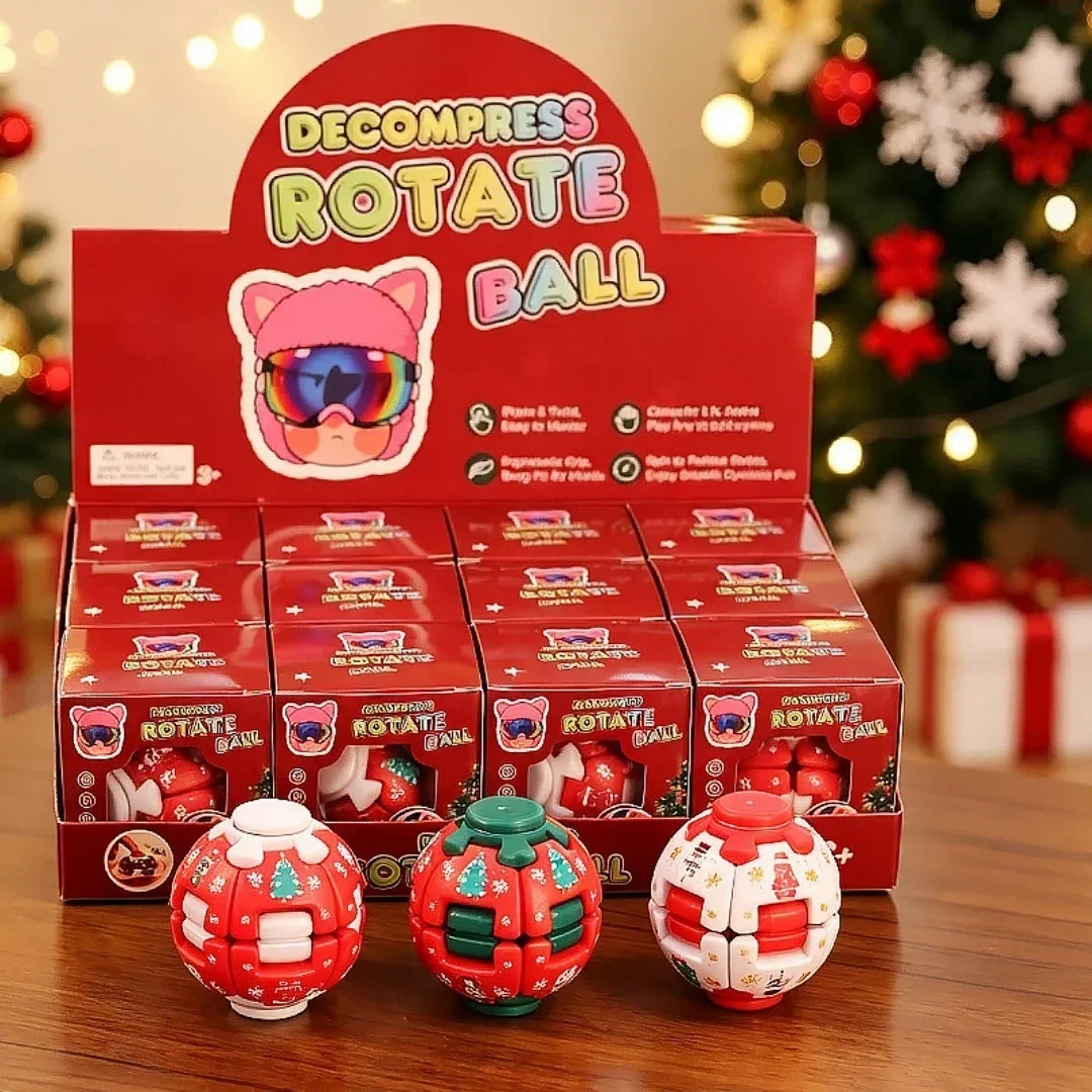 Hot 3D Gear Ball Fidget Toy Spiral Stress Relief Sensory Toy For Kids Adults Christmas Birthday Party Gifts Anxiety Relief Toys
