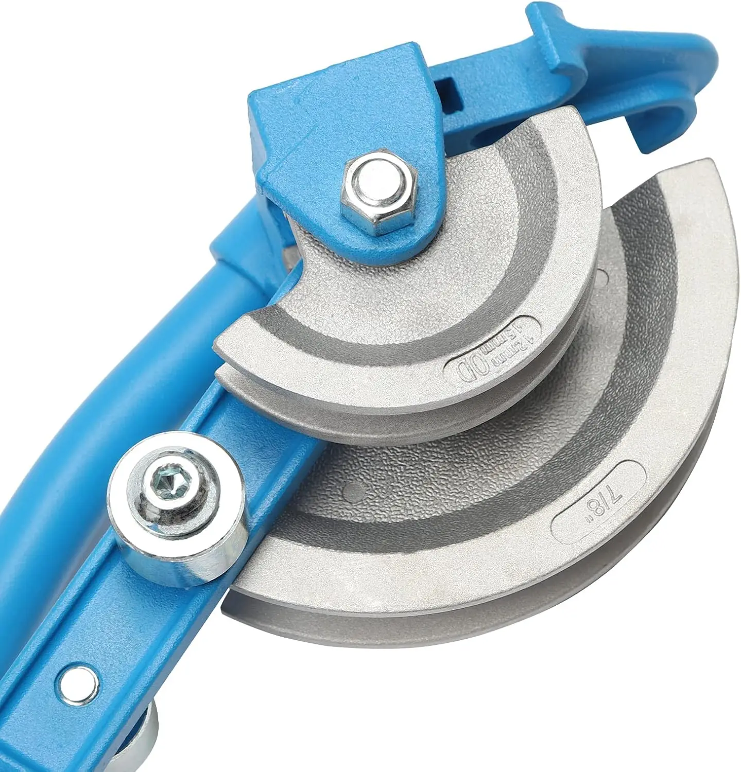 Manuelle Biegzange Rohrbiegezange Rohrbiegewerkzeug 15 mm 22 mm 90° ° Handrohrbieger aus Aluminiumlegierung Rohrbiegevorrichtung – Detail 3